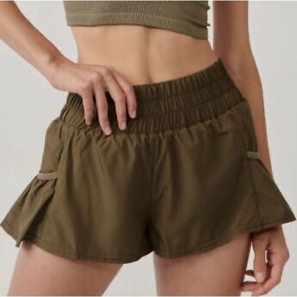 FP Movement by Free People Olive Green Shorts - Picture 3 of 6